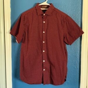 Cactus Man Burgundy Casual Shirt for men
